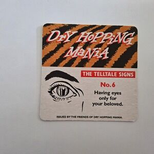 Everards Tiger Best Bitter‎ Dry Hopping Mania Beer Bar Coaster England